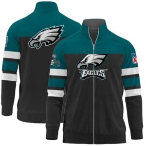 Philadelphia Eagles Premium Ultimate Game Day Stand Collar Jacket AMCSCJK000007
