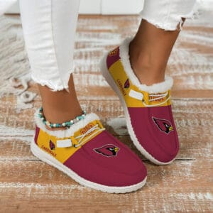 Arizona Cardinals Fuzzy Dude Shoes Winter Collection AMCFDUDE000034