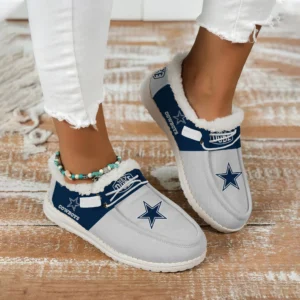 Dallas Cowboys Fuzzy Dude Shoes Winter Collection AMCFDUDE000041