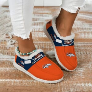 Denver Broncos Fuzzy Dude Shoes Winter Collection AMCFDUDE000010