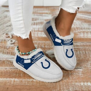 Indianapolis Colts Fuzzy Dude Shoes Winter Collection AMCFDUDE000046