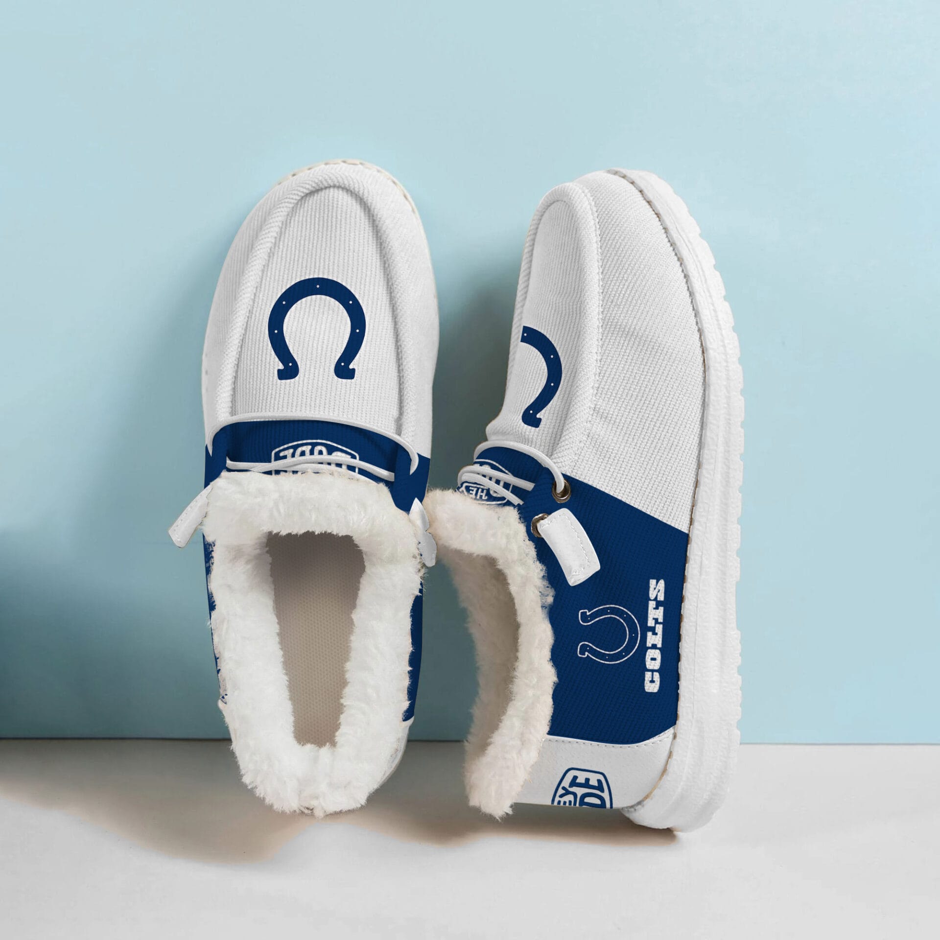 Indianapolis Colts Fuzzy Dude Shoes Winter Collection AMCFDUDE000014 - Image 2