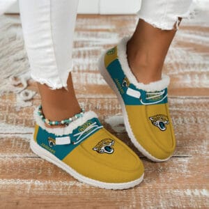 Jacksonville Jaguars Fuzzy Dude Shoes Winter Collection AMCFDUDE000047