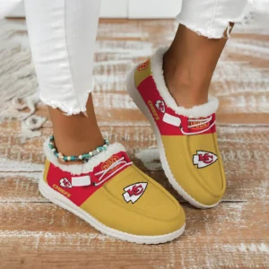 Kansas City Chiefs Fuzzy Dude Shoes Winter Collection AMCFDUDE000016