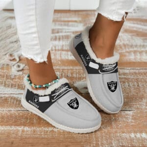 Las Vegas Raiders Fuzzy Dude Shoes Winter Collection AMCFDUDE000049