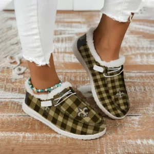 New Orleans Saints Fuzzy Dude Shoes Winter Collection AMCFDUDE000087