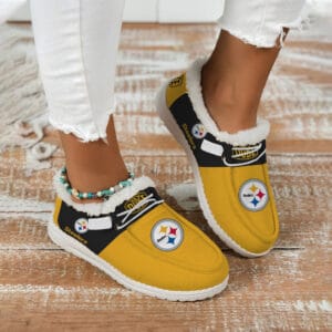 Pittsburgh Steelers Fuzzy Dude Shoes Winter Collection AMCFDUDE000027