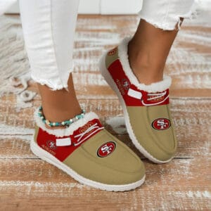 San Francisco 49ers Fuzzy Dude Shoes Winter Collection AMCFDUDE000030