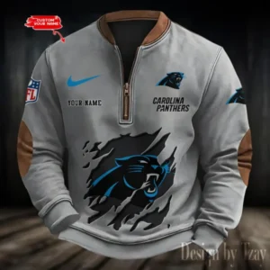 Carolina Panthers Personalized Print Vintage Sweatshirt AMCPVS005