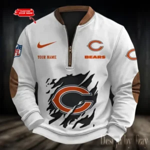 Chicago Bears Personalized Print Vintage Sweatshirt AMCPVS006