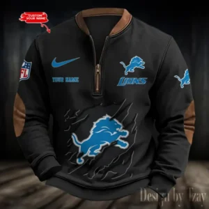 Detroit Lions Personalized Print Vintage Sweatshirt AMCPVS011