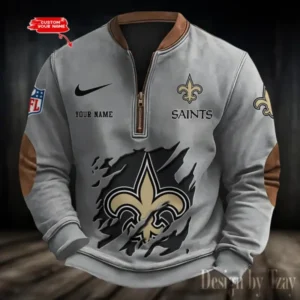 New Orleans Saints Personalized Print Vintage Sweatshirt AMCPVS023