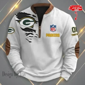 Green Bay Packers Personalized Print Vintage Sweatshirt AMCPVS044