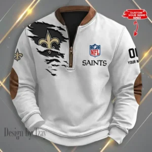 New Orleans Saints Personalized Print Vintage Sweatshirt AMCPVS055