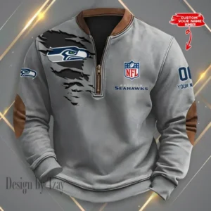Seattle Seahawks Personalized Print Vintage Sweatshirt AMCPVS061