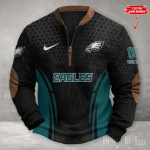 Philadelphia Eagles Personalized Print Vintage Sweatshirt AMCPVS090