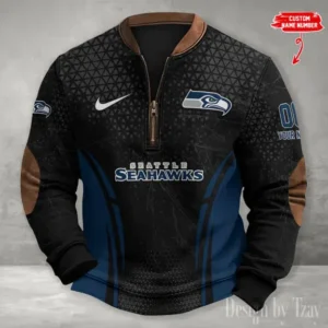 Seattle Seahawks Personalized Print Vintage Sweatshirt AMCPVS093
