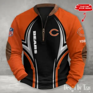 Chicago Bears Personalized Print Vintage Sweatshirt AMCPVS102