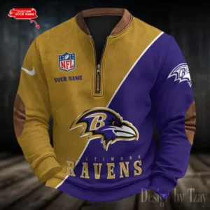 Baltimore Ravens Personalized Print Vintage Sweatshirt AMCPVS131