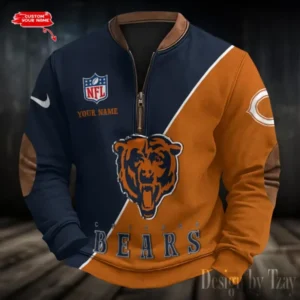 Chicago Bears Personalized Print Vintage Sweatshirt AMCPVS134