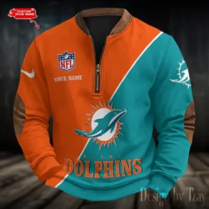 Miami Dolphins Personalized Print Vintage Sweatshirt AMCPVS148