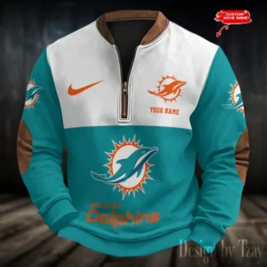 Miami Dolphins Personalized Print Vintage Sweatshirt AMCPVS180