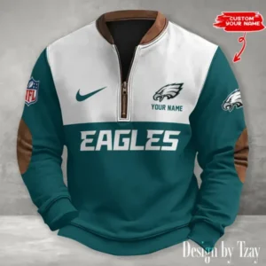 Philadelphia Eagles Personalized Print Vintage Sweatshirt AMCPVS193