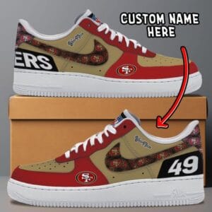 San Francisco 49ers Personalized New Collection Trending Air Force 1 AMCAF1S0001