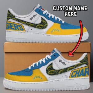 Los Angeles Chargers Personalized New Collection Trending Air Force 1 AMCAF1S0007