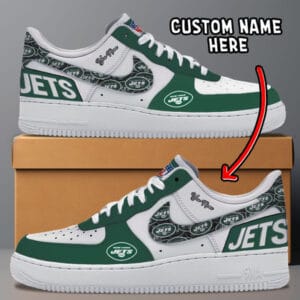 New York Jets Personalized New Collection Trending Air Force 1 AMCAF1S0009