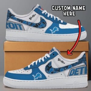 Detroit Lions Personalized New Collection Trending Air Force 1 AMCAF1S0010