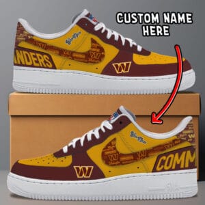 Washington Commanders Personalized New Collection Trending Air Force 1 AMCAF1S0018
