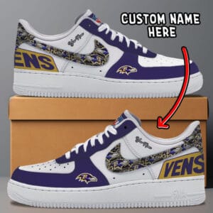 Baltimore Ravens Personalized New Collection Trending Air Force 1 AMCAF1S0032