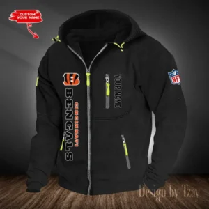 Cincinnati Bengals Hooded Cardigan Zip Hoodie AMCCZH195