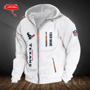Houston Texans Hooded Cardigan Zip Hoodie AMCCZH201
