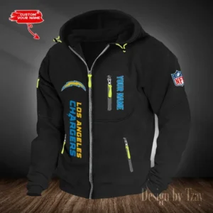 Los Angeles Chargers Hooded Cardigan Zip Hoodie AMCCZH206