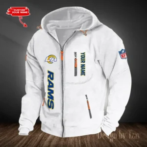 Los Angeles Rams Hooded Cardigan Zip Hoodie AMCCZH207