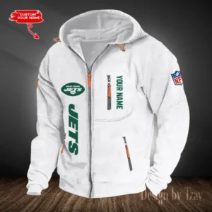New York Jets Hooded Cardigan Zip Hoodie AMCCZH213