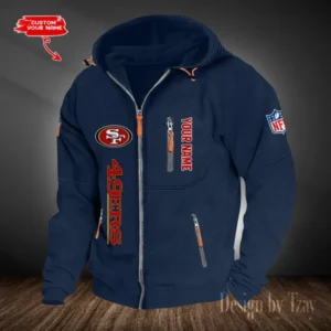 San Francisco 49ers Hooded Cardigan Zip Hoodie AMCCZH216