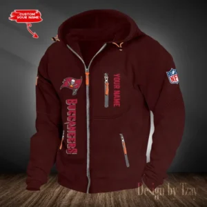 Tampa Bay Buccaneers Hooded Cardigan Zip Hoodie AMCCZH218