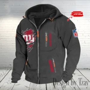 New York Giants Hooded Cardigan Zip Hoodie AMCCZH244