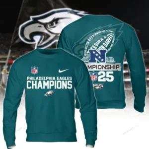 Philadelphia Eagles Super Bowl LIX Champions Sweatshirt AMCWSS00049