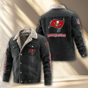 Tampa Bay Buccaneers Fleece Lined Denim Jacket AMCFDJK029