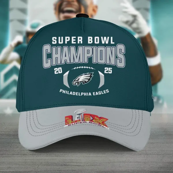 Philadelphia Eagles Super Bowl LIX Champions Classic Cap AMCCAP00035