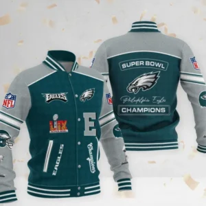 Philadelphia Eagles Super Bowl LIX Champions Varsity Jacket AMCVJK0000260