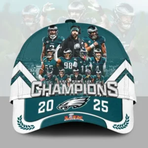 Philadelphia Eagles Super Bowl LIX Champions Classic Cap AMCCAP00038