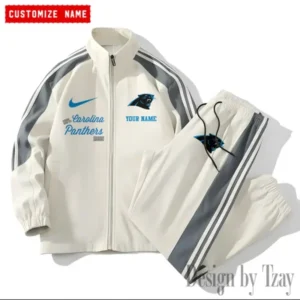 Carolina Panthers New Style Versatile Sports Set Jacket And Pants AMCVSS2PS037