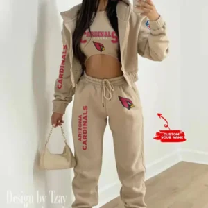 Arizona Cardinals Women’s Outfit Winter Athleisure 3 Piece Set AMCWAL3PS001