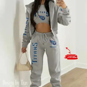 Tennessee Titans Women’s Outfit Winter Athleisure 3 Piece Set AMCWAL3PS031