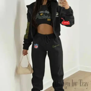Green Bay Packers Women’s Outfit Winter Athleisure 3 Piece Set AMCWAL3PS044